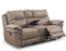 Isabella Manual Reclining Console Loveseat