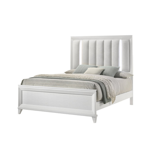 Cressida Upholstered Bed with Built-in Lighting