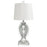Klein Table Lamp With Drum Shade White And Mirror