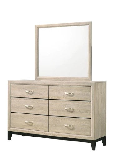Akerson 6 Drawer Drift Wood Dresser