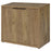 Pepita 2-door Engineered Wood Accent Cabinet with Adjustable Shelves Mango Brown