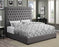 Camille Tall Tufted Bed Grey