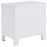 Anastasia 2-drawer Nightstand Bedside Table Pearl White