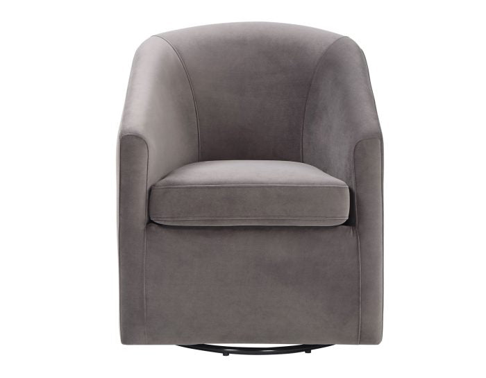 Arlo Upholstered Swivel Barrel Chair
