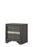 Regata Gray/Silver Storage Platform Bedroom Set
