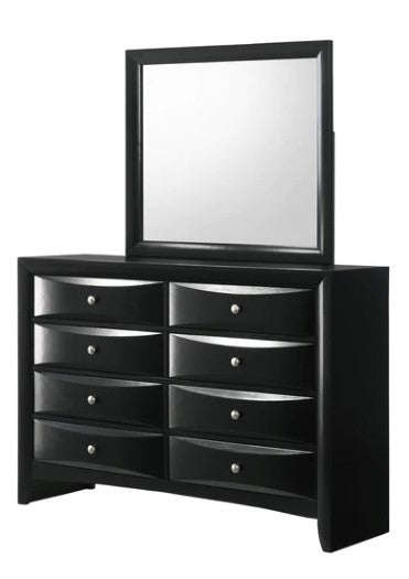 Fallon Black Bedroom Dresser Mirror