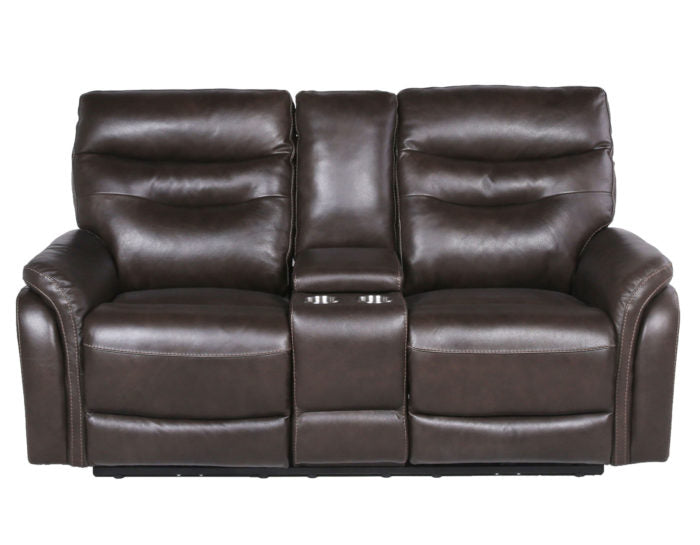 Fortuna Dual-Power Reclining Console Loveseat
