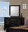 Sandy Beach Bedroom Set with High Headboard Black