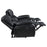 Camila 3-piece Upholstered Motion Reclining Sofa Set Black