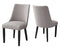 Xena Upholstered Side Chair, Gray