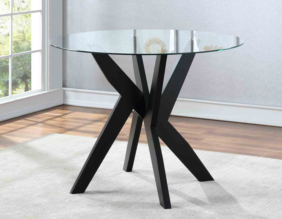 Amalie 5-Piece Dining Set (Table & 4 Chairs)