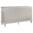 Evangeline 5-piece Upholstered Platform Bedroom Set Ivory and Silver Oak