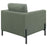 Tilly Upholstered Track Arms Chair Sage