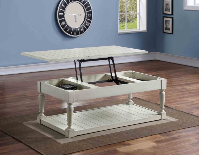 Hemingway 3-Piece Cocktail Table Set (Lift-Top Cocktail & Two End Tables)