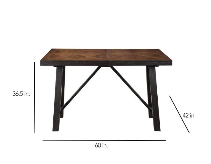 Halle 60-78-inch Counter Table w/18-inch Leaf