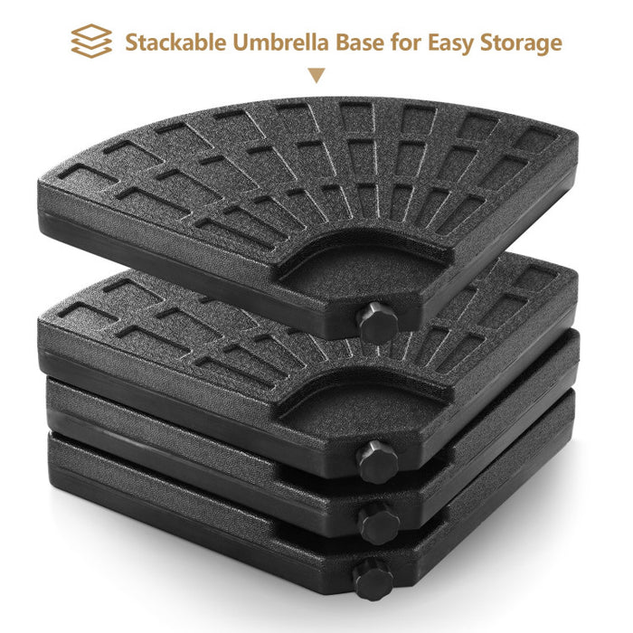 4 Plate Umbrella Base Stand for Patio