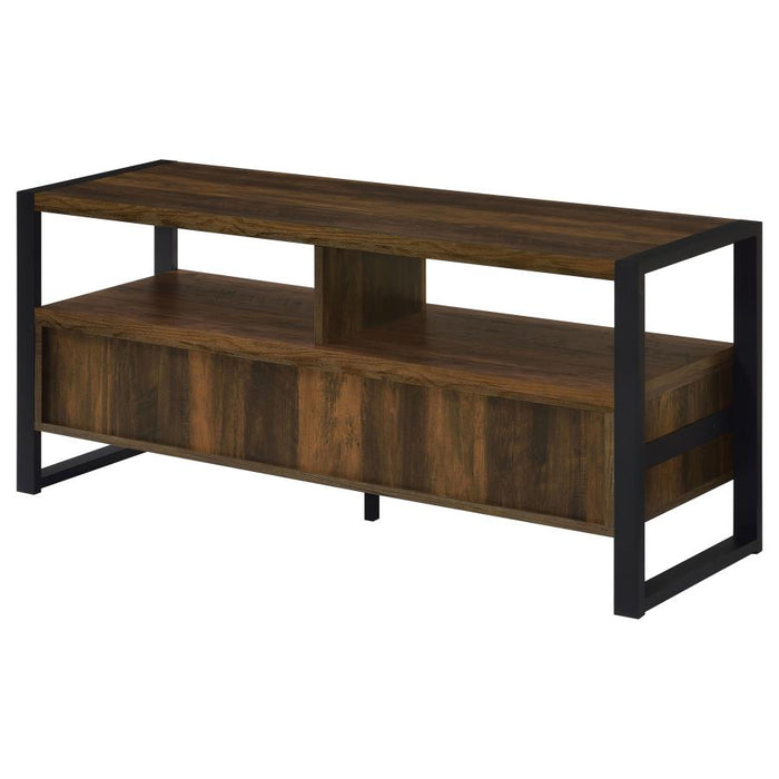 James 2-drawer Composite Wood 48" TV Stand Dark Pine