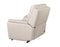Duval Dual-Power Leather Recliner, Ivory