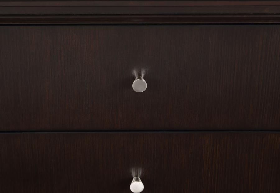 Emberlyn 2-drawer Nightstand Bedside Table Brown