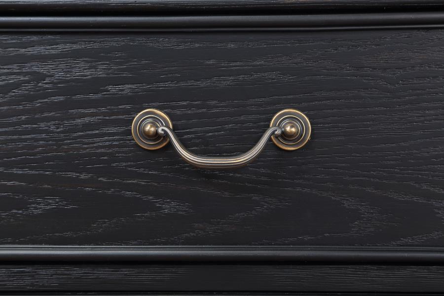 Celina 9-drawer Bedroom Dresser with Mirror Black
