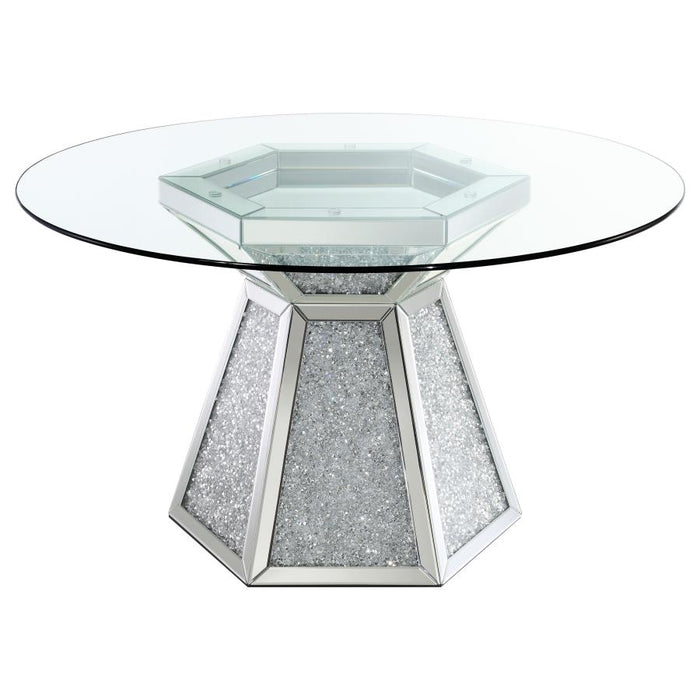 Quinn 5-Piece Hexagon Pedestal Dining Room Set