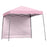 10 x 10 Feet Pop Up Tent Slant Leg Canopy with Roll-up Side Wall
