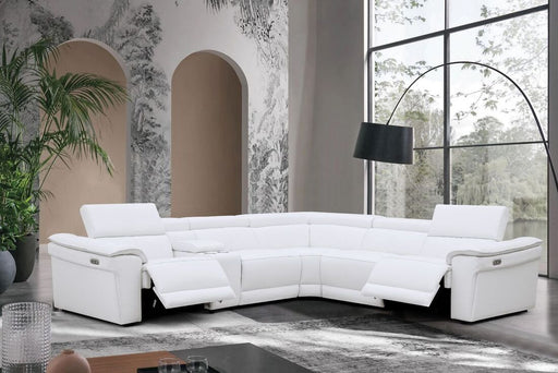 NEWYORK LEATHER Power Reclining Sectional