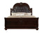 Stanley Cherry Brown Queen Upholstered Sleigh Bed