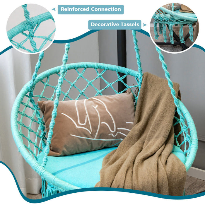 Cushioned Hammock Swing Chair with Hanging Kit