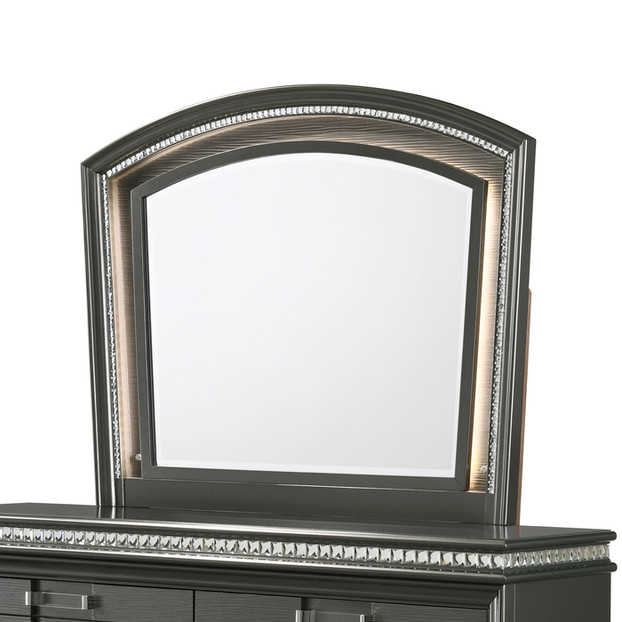 Adira Gray Bedroom Dresser Mirror