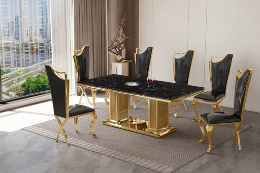 Dining Table + 6 Chair Set