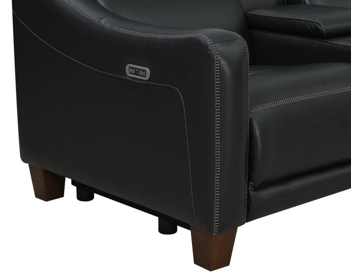 Giorno Dual-Power Leather Recliner