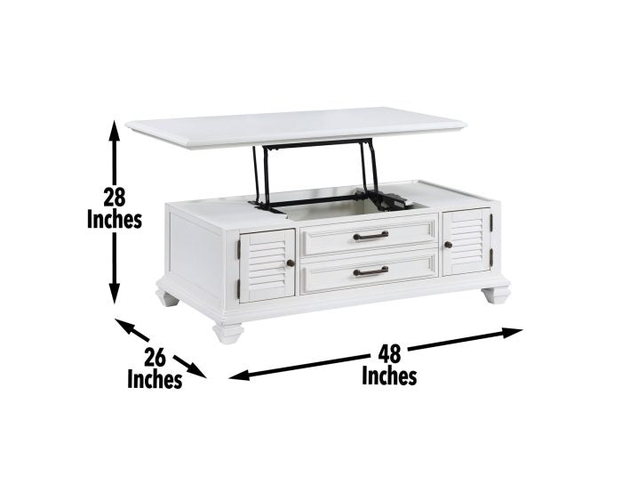 Charlestown 3-Piece Lift-Top Occasional Set (Lift-Top Cocktail & Two End Tables)