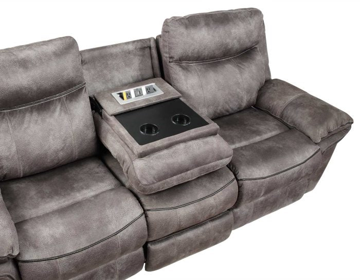 Nashville Manual Reclining Sofa w/Drop-Down Console