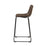 Armless Bar Stools Two-Tone Brown And Black