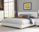 Felicity Queen Panel Bed With LED Lighting Glossy White