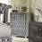 Deanna Tufted King  Bed  Grey