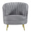 Sophia Upholstered Vertical Channel Tufted Chair