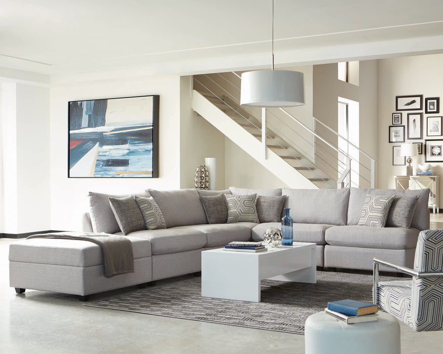 Cambria Upholstered Modular Sectional Gray