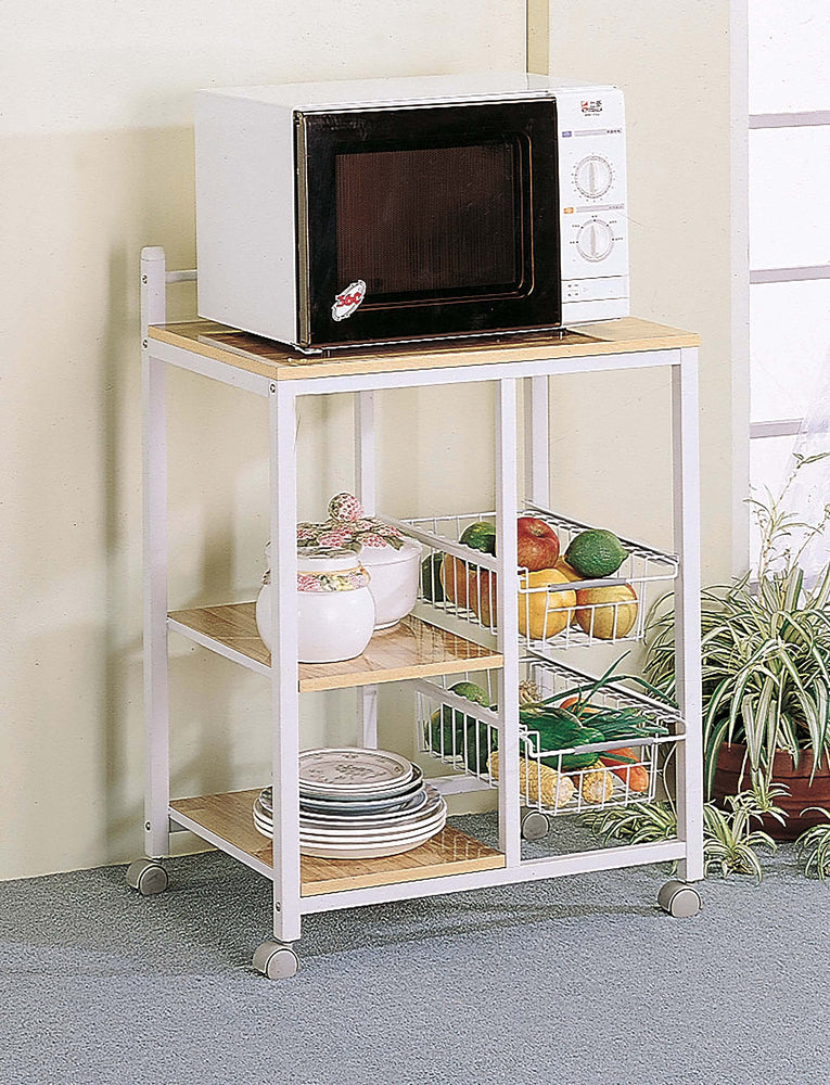 Natural_Brown_And_White_Casual_Kitchen_Cart_1