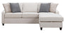 Scott Living Montgomery Transitional Cream Sectional Reversible Chaise_3