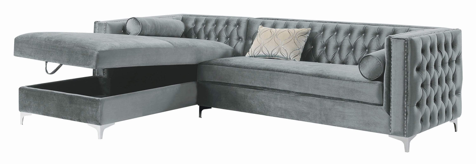 Bellaire_Contemporary_Silver_And_Chrome_Sectional_3