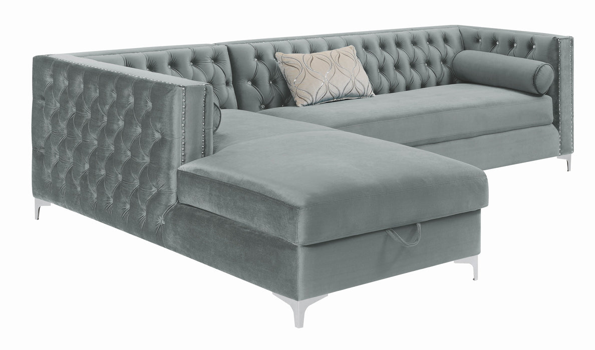 Bellaire_Contemporary_Silver_And_Chrome_Sectional_4