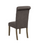Calandra Tufted Back Side Chairs Rustic Brown And Grey (Set Of 2)