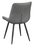 Swivel Upholstered Side Chair Grey