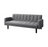 Sommer Tufted Sofa Bed Grey