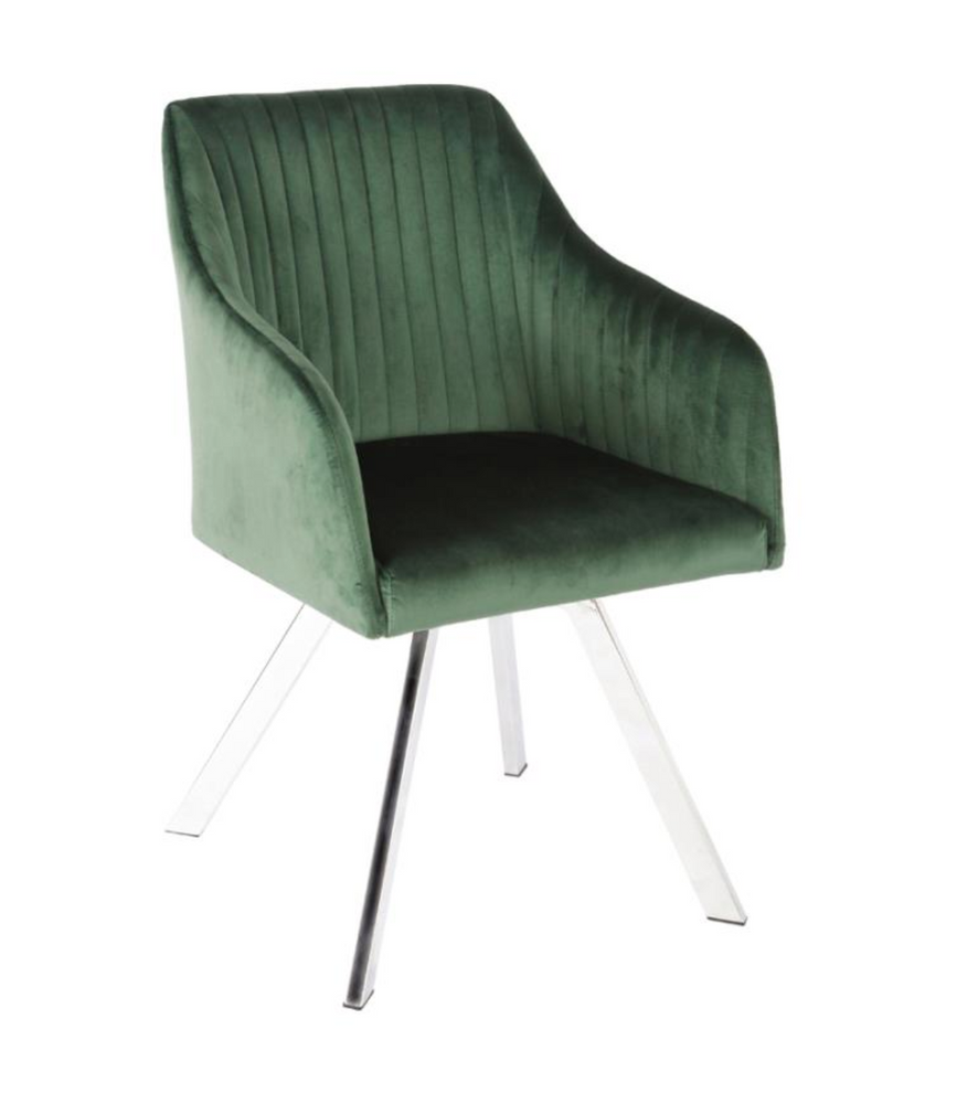 Green - Swivel Dining Chair