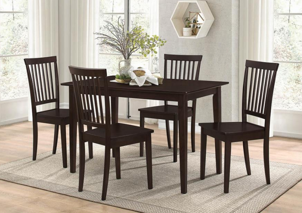 Oakdale Casual CAPPUCCINO Five-Piece Dinette Set — Myers Goods Home & Decor
