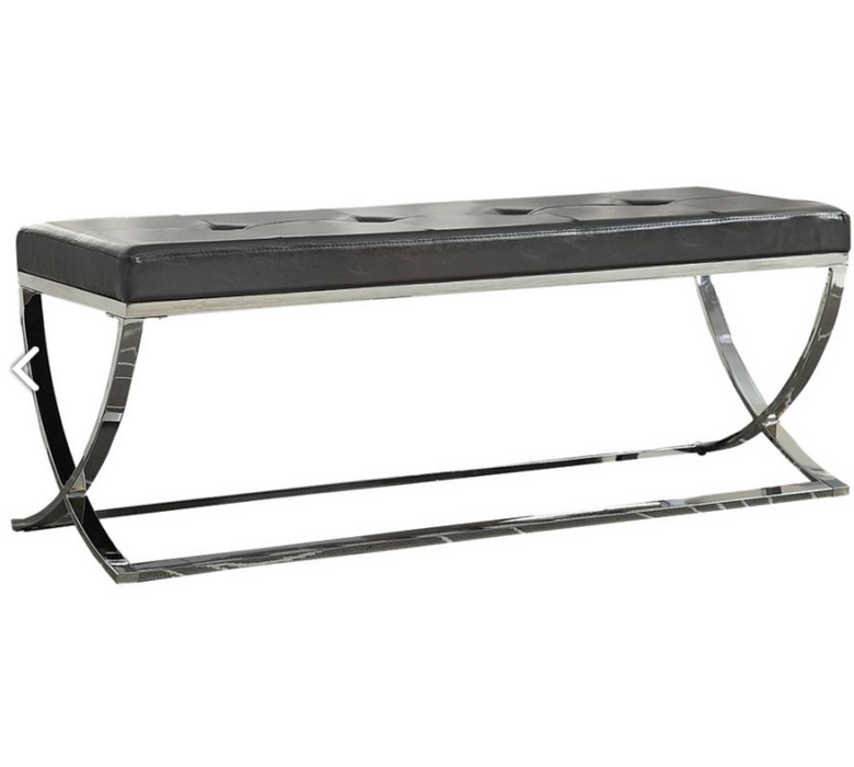 Bench With Metal Base