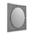 LED Wall Mirror Silver And Black